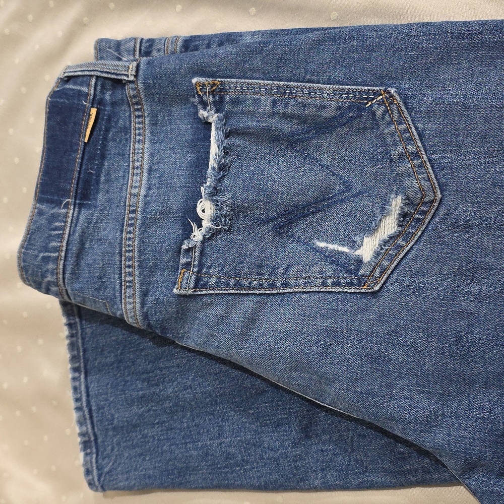 MOTHER HIGH WAISTED STUDY HOVER JEANS SIZE 29 - Picture 14 of 16